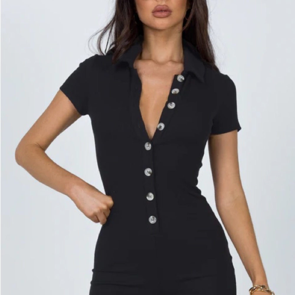 Princess Polly Susie romper black